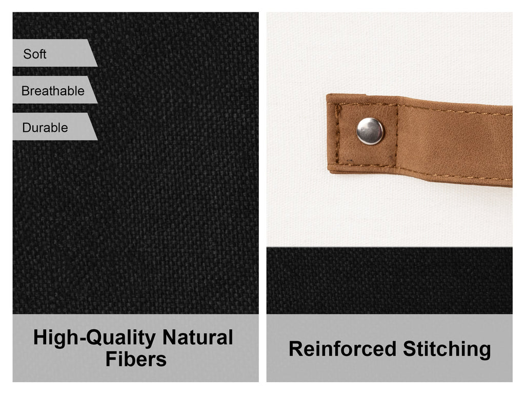 13x13 Inches Storage Cube, Fabric Storage Bins with PU Handles