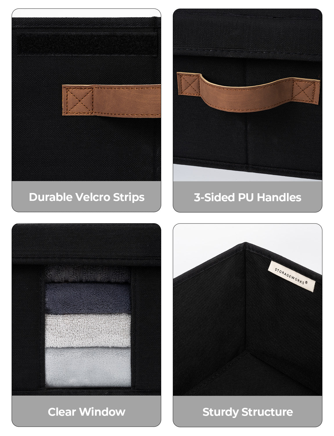 Under Bed Storage Bins with Lids, 2 Pack