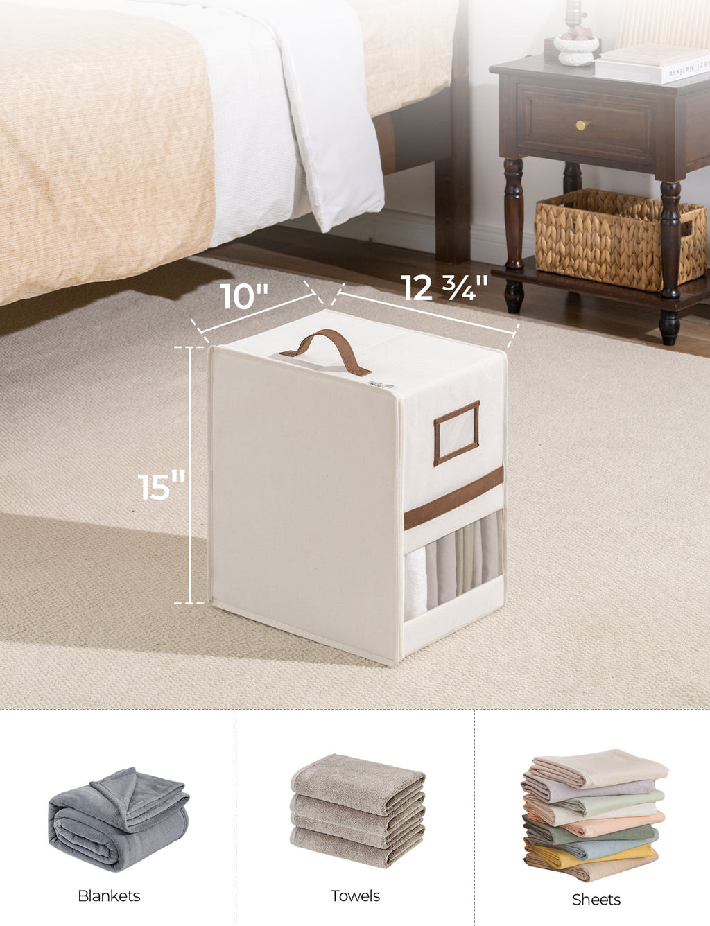 Bed Sheet Organizers and Storage